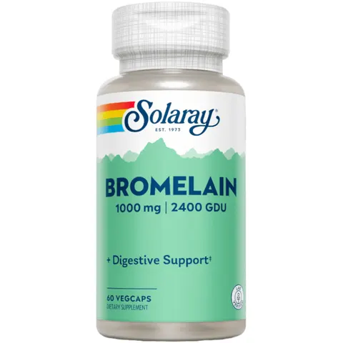 Solaray Bromelaina 60 Cápsulas Vegetales – imagen 1