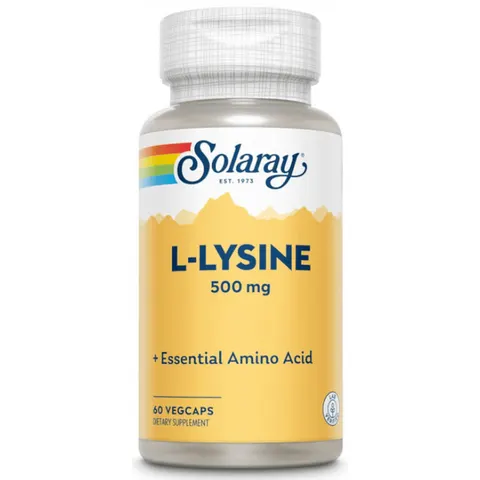 Solaray L-Lysine 500 mg 60 Capsules – image 1