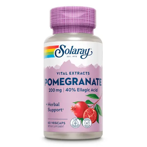 Solaray Granada 200 mg 60 Cápsulas – imagen 1