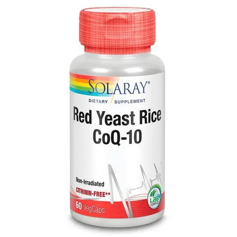 Solaray red yeast rice plus q10 60cap. – imagen 1