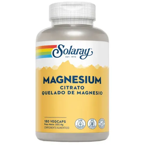 Solaray Magnesium Citrate 180 Capsules – image 1