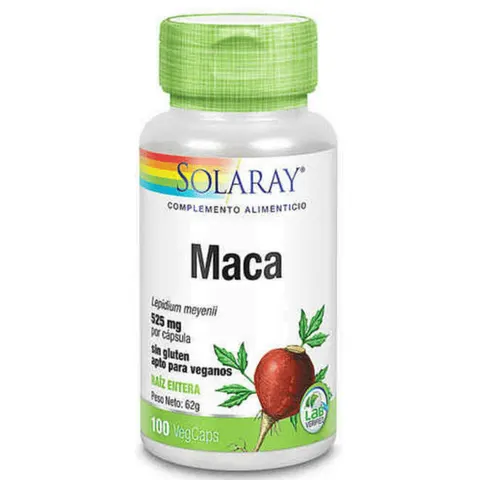 Solaray Maca 525mg 100 Capsules 100 Units – image 1