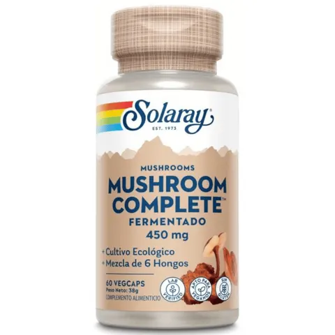 Solaray Whole Mushrooms 60 Vegetable Capsules – image 1