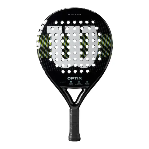 Wilson Optix V1 Black Padel 2 – Negro – imagen 1