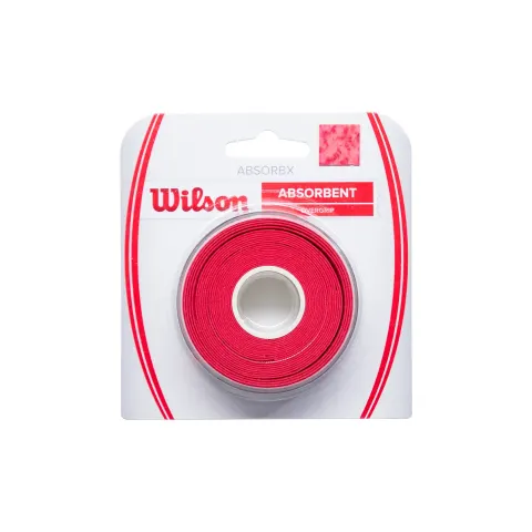 Rollo Overgrips Wilson Absorbx Rojo – imagen 1