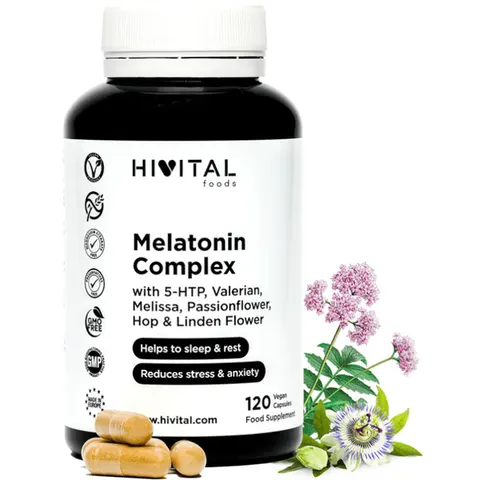 Hivital Foods Melatonin Complex 120 VCaps – imagen 1