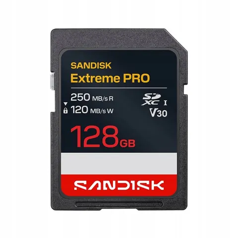 SanDisk Carte SDXC Extreme PRO V30 de 128 Go – image 1
