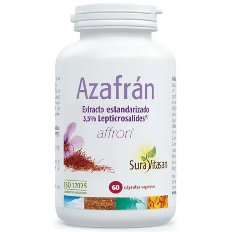 Sura Vitasan Azafrán 60 caps – imagen 1