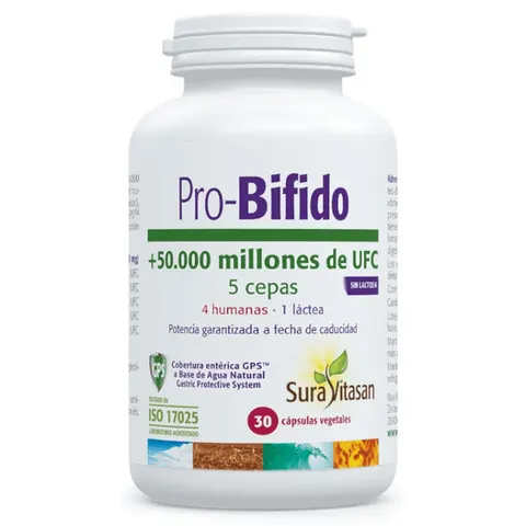 Sura Vitasan Pro-Bifido 30 Cápsulas – imagen 1