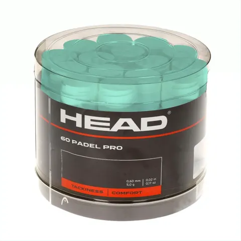 Cubo 60 Uds. Overgrips Head Padel Pro Menta – imagen 1