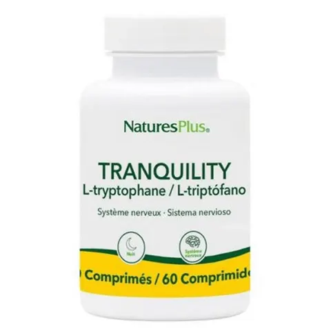Natures Plus Tranquility L-Tryptophane 60 Comprimés - Flacon 60 comprimés – image 1