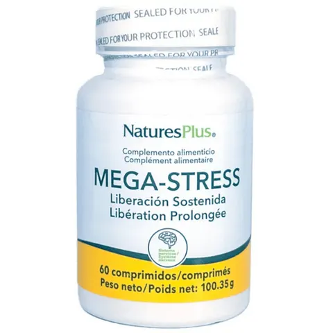 Natures Plus Mega-Stress 60 Tablets – image 1