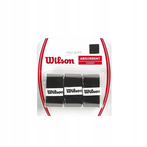 Wilson Pro Soft Overgrip Bk Wrz4040bk – imagen 1