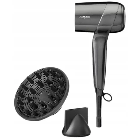BaByliss Asciugacapelli Titanium Shine D6200de-silver – immagine 1