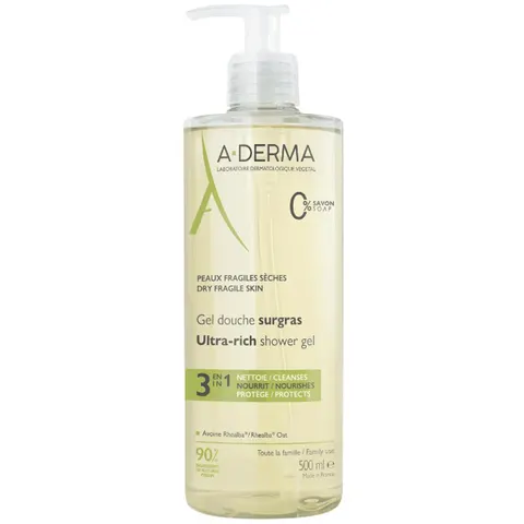 A-Derma Gel de Ducha Sobregraso 500ml – imagen 1