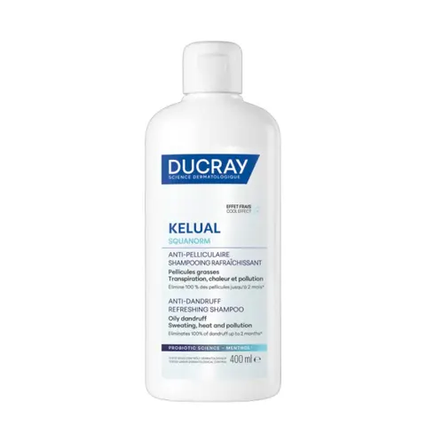Ducray Kelual Squanorm champú refrescante anticaspa 400 ml – imagen 1