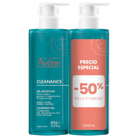 Avène Cleanance Cleansing Gel Pack 2 x 400 ml – image 1