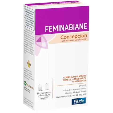 Feminabiane Concepción 30 Comprimidos + 30 Cápsulas – imagen 1