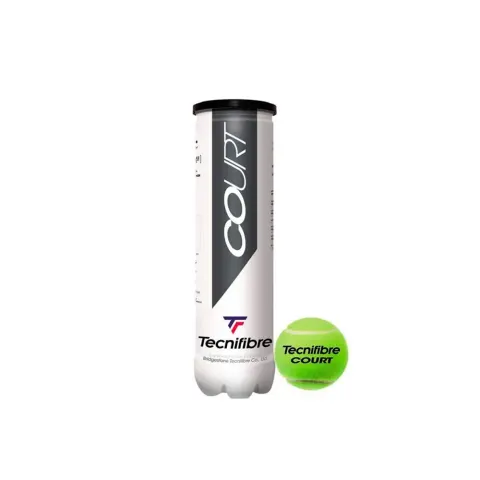 Bote De 4 Bolas Tecnifibre Court – imagen 1