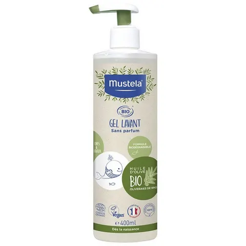 Mustela Shampoo gel Bio 400 ml – immagine 1