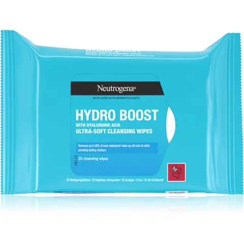 Neutrogena Hydro Boost® gentle cleansing wipes 25 pc – image 1