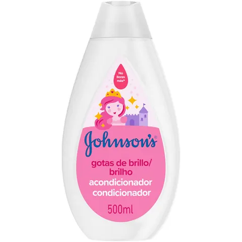 Johnson's Gotas de Brillo Acondicionador 500ml – imagen 1