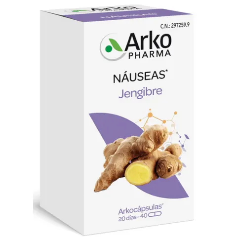 Arkocápsulas Jengibre Bio 40 cápsulas – imagen 1