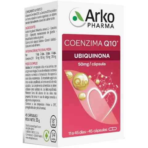 Arkopharma Coenzima Q10 45 Cápsulas – imagen 1