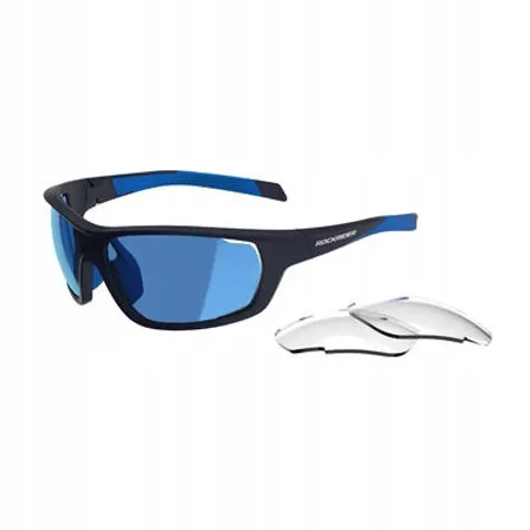 Lunettes de vélo PERF 100 PACK bleu interchangeables CAT 0+3 – image 1