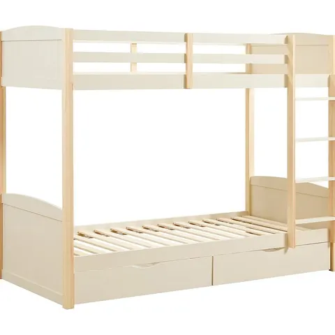 Vente-unique Stapelbed hout beige 90 x 200 cm – 843224 – afbeelding 1