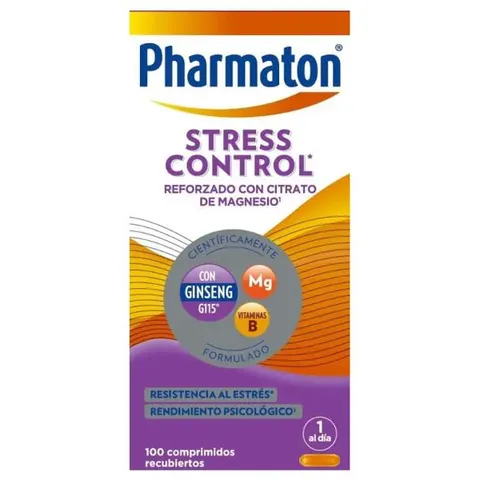 Pharmaton Stress Control 100 Comprimidos Recubiertos – imagen 1