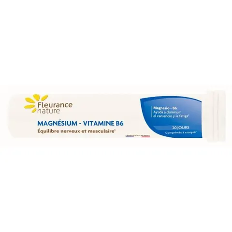 Fleurance Nature Magnesio Vit. B6 20 Comprimidos – imagen 1