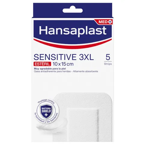 Hansaplast Sensitive 3XL 5 Apósitos – imagen 1
