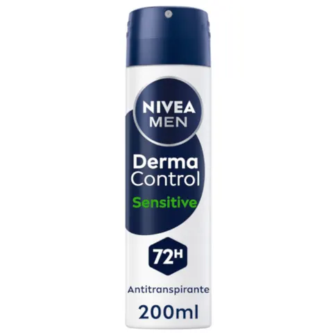 Nivea Derma Control Sensitive desodorante spray 200 ml – imagen 1