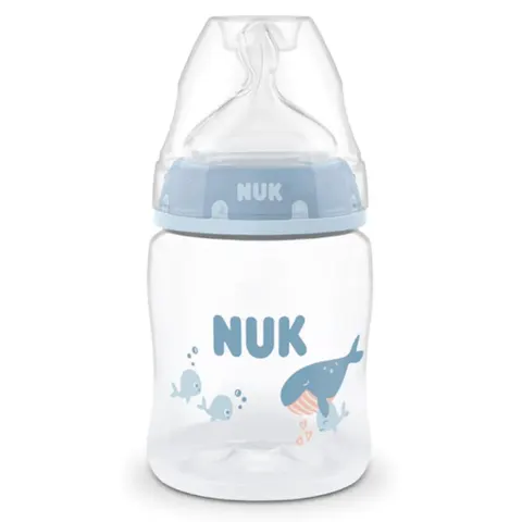 Nuk Babyflasche First Choice, 150ml, ab 0M – hellblau – Bild 1