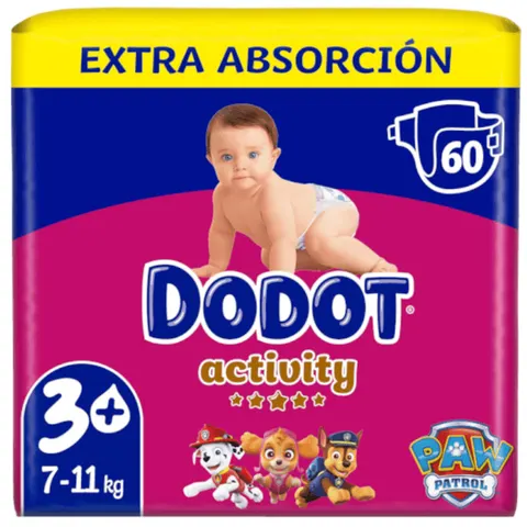 dodot Pañales Activity Talla 3 Extra 60 Unidades – imagen 1