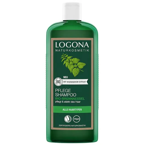 LOGONA Champú Brillo de Ortiga 500 ml – imagen 1