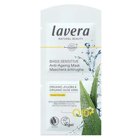 Lavera Basis sensitive Q10 mask 2x5ml 10 Milliliter – afbeelding 1