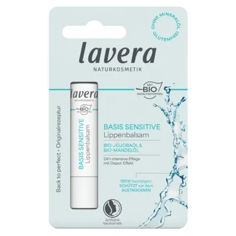 Lavera Basis sensitive lipbalm 4.5 gram – afbeelding 1