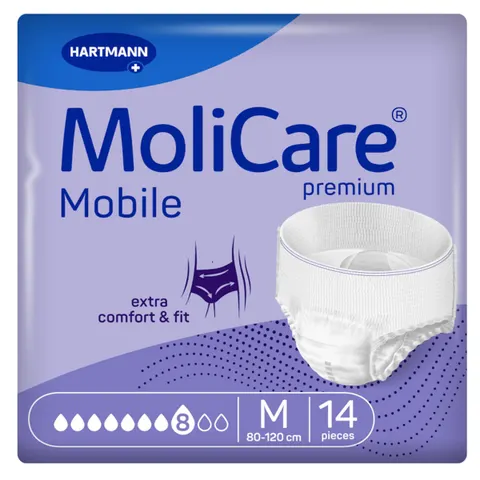 Molicare Premium Mobile 8 Tropfen Größe m – Bild 1