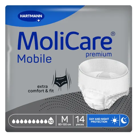 Molicare Premium Mobile 10 Tropfen Größe m – Bild 1