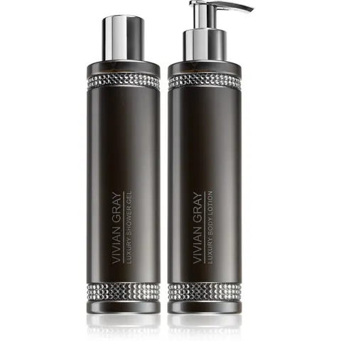 Vivian Gray Crystals Grey Gift Set voor het Lichaam – afbeelding 1
