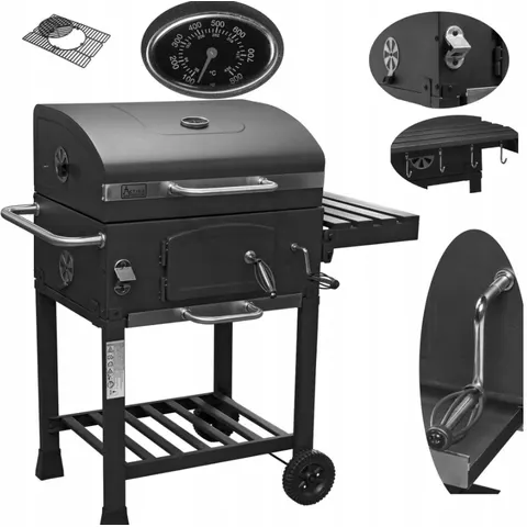 Grill węglowy Angular 57,5 x 42 cm Activa – zdjęcie 1