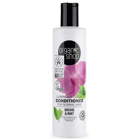 organic shop Balsamo Orchidea Menta, Capelli Normali – immagine 1