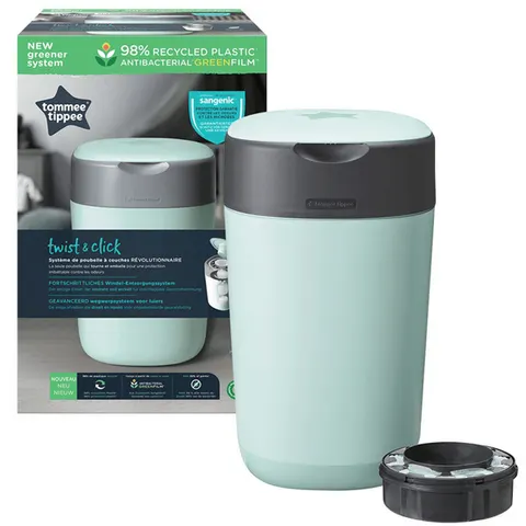 Tommee Tippee Twist & Click Windeleimer Twist & Click – gruen – Bild 1