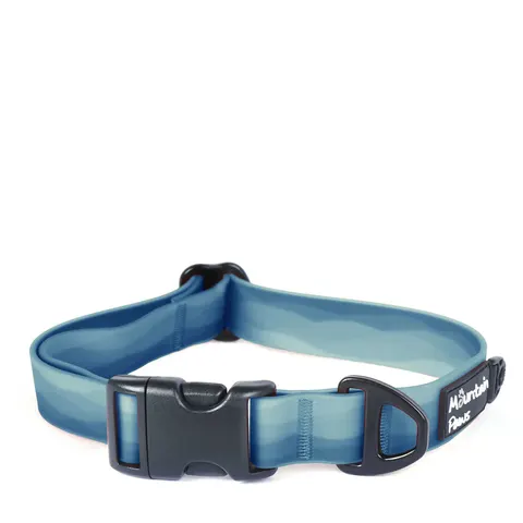Mountain Paws Blue Ombre Dog Collar Blue M – image 1