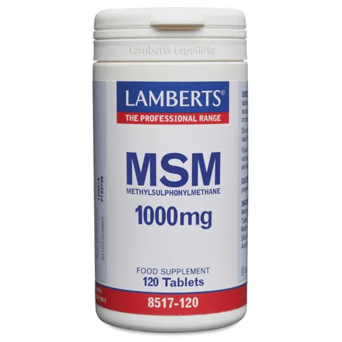 Lamberts MSM 1000mg 120 Tabs – imagen 1