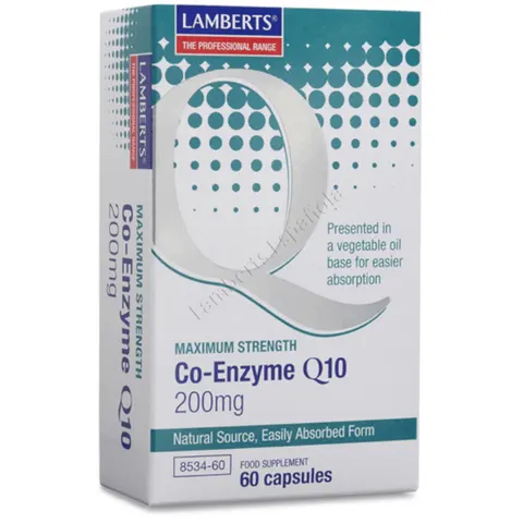 Lamberts coenzima q10 200mg. 60cap. – imagen 1