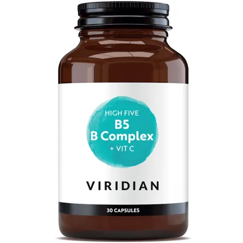 Viridian High Five B-Complex con Ascorbato de Magnesio 30 Cápsulas – imagen 1
