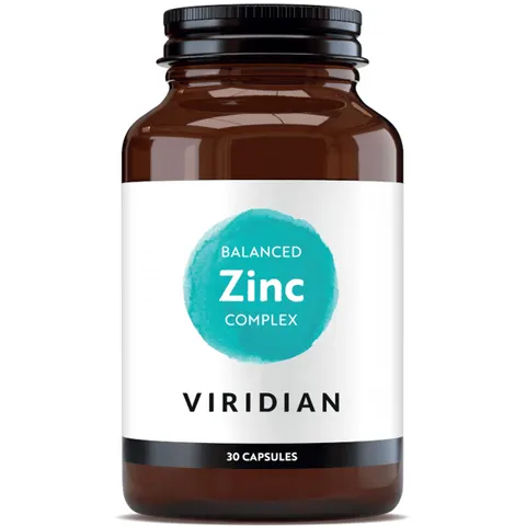 Viridian Balanced Zinc Complex 30 Vegetable Capsules – image 1